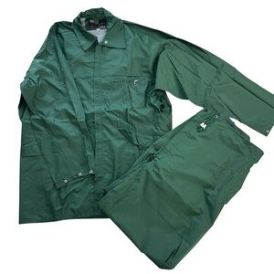 VTG 70s Sears Sports Center Ted Williams Action-Rite 2pc Suit Set Green Men’s M